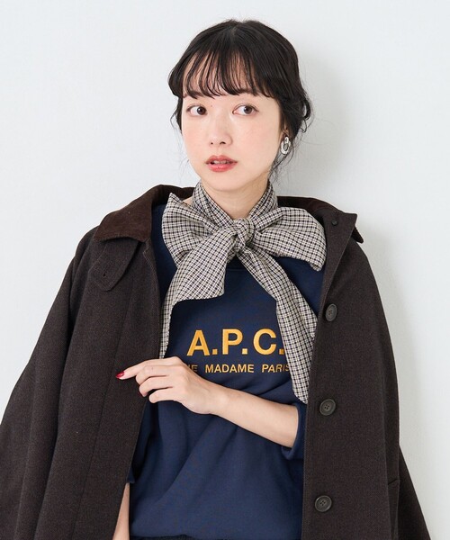 FREAK'S STORE（フリークスストア）の「CRAVAT/クラバット(付けリボン/付け襟)（付け襟・レディース・ホワイト/ネイビー/ブルー/ワインレッド・ﾌﾘ-）」の3枚目の写真