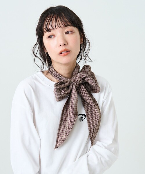 FREAK'S STORE（フリークスストア）の「CRAVAT/クラバット(付けリボン/付け襟)（付け襟・レディース・ホワイト/ネイビー/ブルー/ワインレッド・ﾌﾘ-）」の15枚目の写真