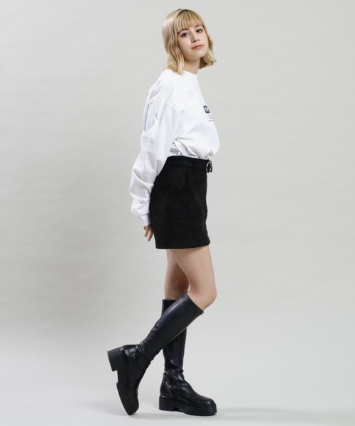 RVCA(ルーカ)の「RVCA/ルーカ ビッグシルエット/オーバーサイズ/バックプリントロンT/ロングスリーブTEE BC044-061(Tシャツ/カットソー・レディース・ホワイト/ブラック/イエロー・S/M)」の15枚目の写真