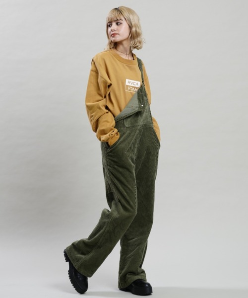 RVCA(ルーカ)の「RVCA/ルーカ ビッグシルエット/オーバーサイズ/バックプリントロンT/ロングスリーブTEE BC044-061(Tシャツ/カットソー・レディース・ホワイト/ブラック/イエロー・S/M)」の16枚目の写真