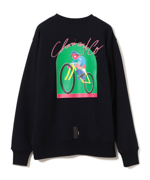CHARI&CO(チャリアンドコー)の「CHARI&CO × HIKARU ICHIJO / KEIRIN CREWNECK SWEATS(スウェット・メンズ・ネイビー・SMALL/MEDIUM/LARGE/X-LARGE)」の17枚目の写真