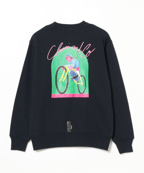 CHARI&CO(チャリアンドコー)の「CHARI&CO × HIKARU ICHIJO / KEIRIN CREWNECK SWEATS(スウェット・メンズ・ネイビー・SMALL/MEDIUM/LARGE/X-LARGE)」の22枚目の写真