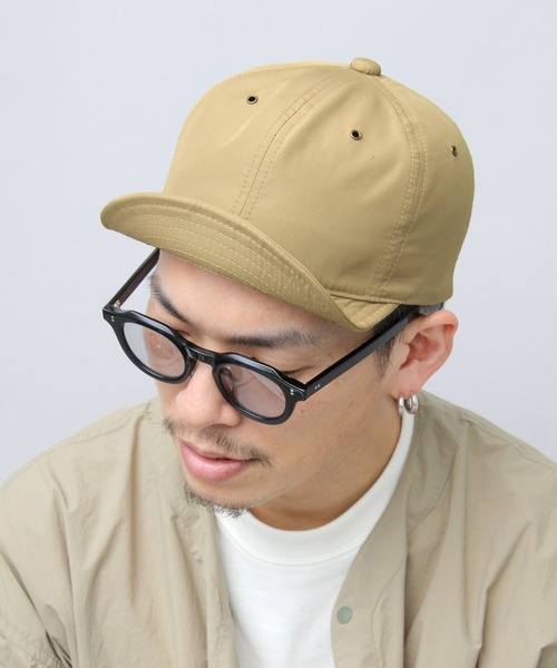 Basiquenti(ベーシックエンティ)の「撥水ポリエステル アンパイアキャップ(キャップ・メンズ・ブラック/ベージュ/ネイビー/グレー/カーキ/オレンジ/グリーン/マスタード・FREE)」の22枚目の写真