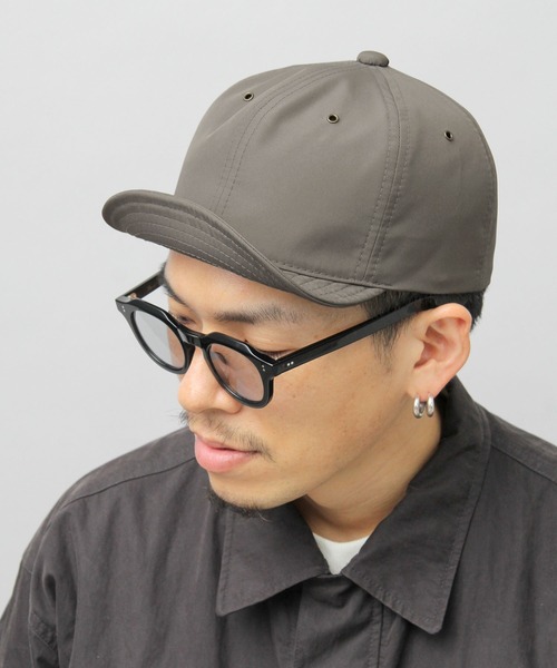 Basiquenti(ベーシックエンティ)の「撥水ポリエステル アンパイアキャップ(キャップ・メンズ・ブラック/ベージュ/ネイビー/グレー/カーキ/オレンジ/グリーン/マスタード・FREE)」の21枚目の写真