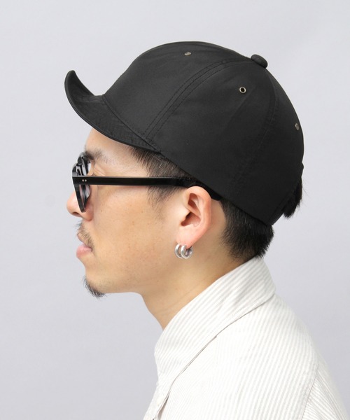 Basiquenti(ベーシックエンティ)の「撥水ポリエステル アンパイアキャップ(キャップ・メンズ・ブラック/ベージュ/ネイビー/グレー/カーキ/オレンジ/グリーン/マスタード・FREE)」の19枚目の写真