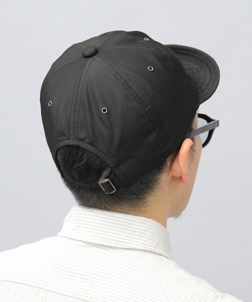 Basiquenti(ベーシックエンティ)の「撥水ポリエステル アンパイアキャップ(キャップ・メンズ・ブラック/ベージュ/ネイビー/グレー/カーキ/オレンジ/グリーン/マスタード・FREE)」の20枚目の写真
