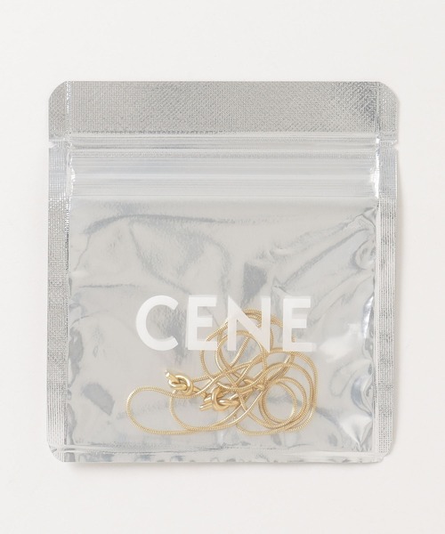 CENE(セネ)の「【CENE】セネ/ ノットチェーンロングネックレス(ネックレス・レディース・ゴールド/シルバー・FREE)」の3枚目の写真