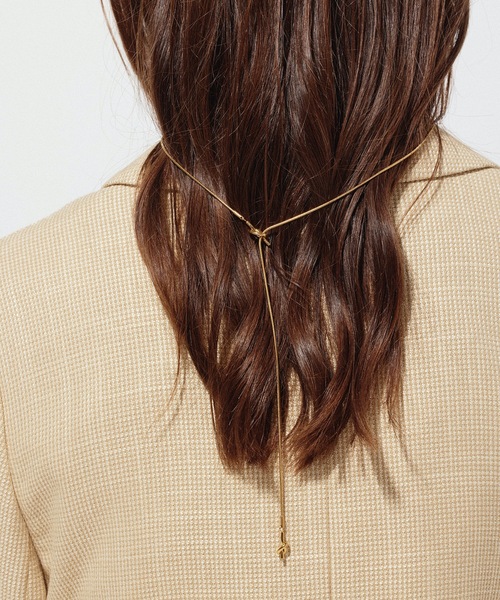 CENE(セネ)の「【CENE】セネ/ ノットチェーンロングネックレス(ネックレス・レディース・ゴールド/シルバー・FREE)」の11枚目の写真