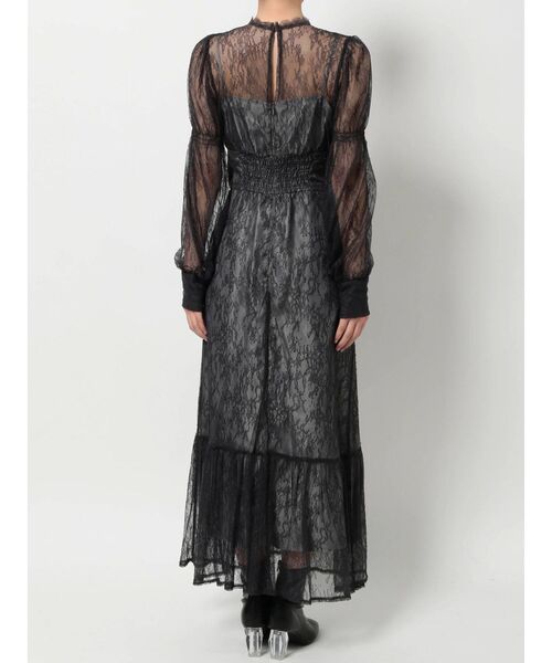 MERCURYDUO（マーキュリーデュオ）の「レースティアードマーメイドドレス（ドレス・レディース・ブラウン/ミント・SMALL/MEDIUM）」の5枚目の写真