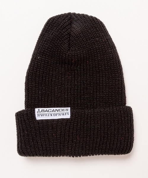 BEAVER（ビーバー）の「BACANCES ALL INCLUSIVE/バカンスオールインクルーシブ　BC  KNIT CAP SPECE LOGO（ニットキャップ/ビーニー・メンズ・ブラック/オレンジ・FREE）」の5枚目の写真