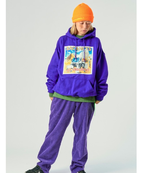 BEAVER（ビーバー）の「BACANCES ALL INCLUSIVE/バカンスオールインクルーシブ　BC  KNIT CAP SPECE LOGO（ニットキャップ/ビーニー・メンズ・ブラック/オレンジ・FREE）」の8枚目の写真