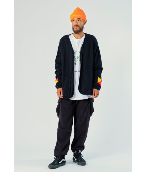 BEAVER（ビーバー）の「BACANCES ALL INCLUSIVE/バカンスオールインクルーシブ　BC  KNIT CAP SPECE LOGO（ニットキャップ/ビーニー・メンズ・ブラック/オレンジ・FREE）」の11枚目の写真