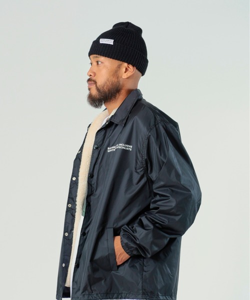 BEAVER（ビーバー）の「BACANCES ALL INCLUSIVE/バカンスオールインクルーシブ　BC  KNIT CAP SPECE LOGO（ニットキャップ/ビーニー・メンズ・ブラック/オレンジ・FREE）」の15枚目の写真