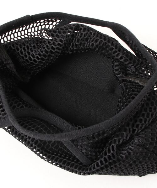 Fun & Daily（ファンアンドデイリー）の「F&D : フィッシュネットメッシュバッグ（ハンドバッグ・レディース・ホワイト/ブラック・FREE）」の6枚目の写真