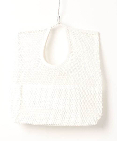 Fun & Daily（ファンアンドデイリー）の「F&D : フィッシュネットメッシュバッグ（ハンドバッグ・レディース・ホワイト/ブラック・FREE）」の5枚目の写真