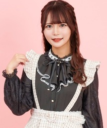 Secret Honey | スタンドフリルラッフルブラウス(シャツ/ブラウス)