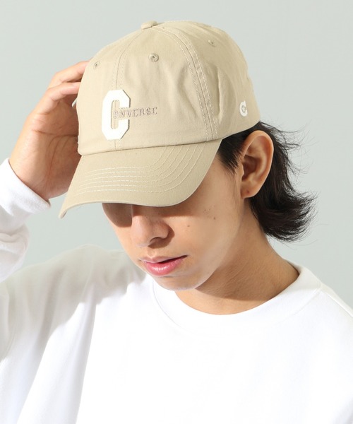 CONVERSE(コンバース)の「【CONVERSE/コンバース】オーガニックコットン ベースボール ロゴキャップ(キャップ・メンズ・ネイビー/グリーン/ブラック/ベージュ/テラコッタ/スカイブルー/ホワイト・FREE)」の17枚目の写真