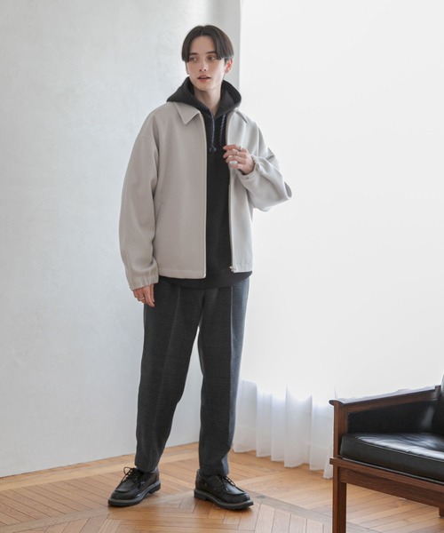 RAGEBLUE（レイジブルー）の「メリノウール/バルーンZIPブルゾン（ブルゾン・メンズ・ブラック/グレー/オフホワイト/ブルー・SMALL/MEDIUM/LARGE）」の21枚目の写真