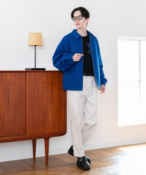 RAGEBLUE（レイジブルー）の「メリノウール/バルーンZIPブルゾン（ブルゾン・メンズ・ブラック/グレー/オフホワイト/ブルー・SMALL/MEDIUM/LARGE）」の15枚目の写真