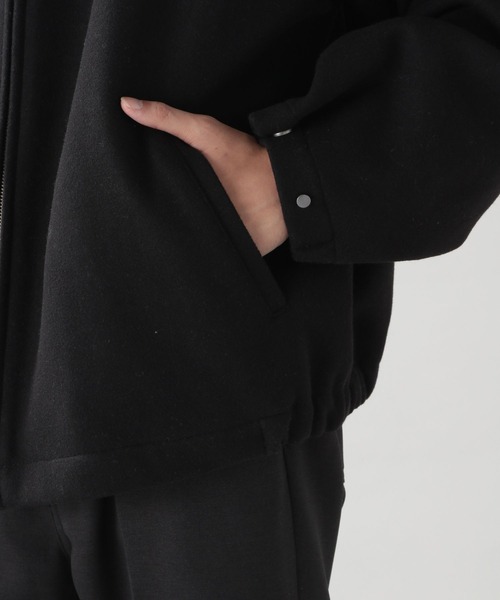 RAGEBLUE（レイジブルー）の「メリノウール/バルーンZIPブルゾン（ブルゾン・メンズ・ブラック/グレー/オフホワイト/ブルー・SMALL/MEDIUM/LARGE）」の13枚目の写真