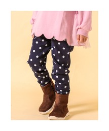 NoeilaimeBeBe/ポケット付きドット柄ベアインレイロングパンツ(80~130cm)