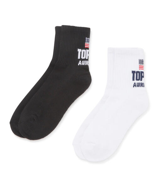 AVIREX（アヴィレックス）の「【直営店限定】TOP GUN SOCKS / トップガン ソックス / AVIREX / アヴィレックス（ソックス/靴下・メンズ・ホワイト/ネイビー/その他11/ホワイト系2・F）」の16枚目の写真