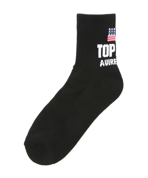 AVIREX（アヴィレックス）の「【直営店限定】TOP GUN SOCKS / トップガン ソックス / AVIREX / アヴィレックス（ソックス/靴下・メンズ・ホワイト/ネイビー/その他11/ホワイト系2・F）」の5枚目の写真