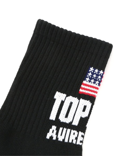 AVIREX（アヴィレックス）の「【直営店限定】TOP GUN SOCKS / トップガン ソックス / AVIREX / アヴィレックス（ソックス/靴下・メンズ・ホワイト/ネイビー/その他11/ホワイト系2・F）」の6枚目の写真