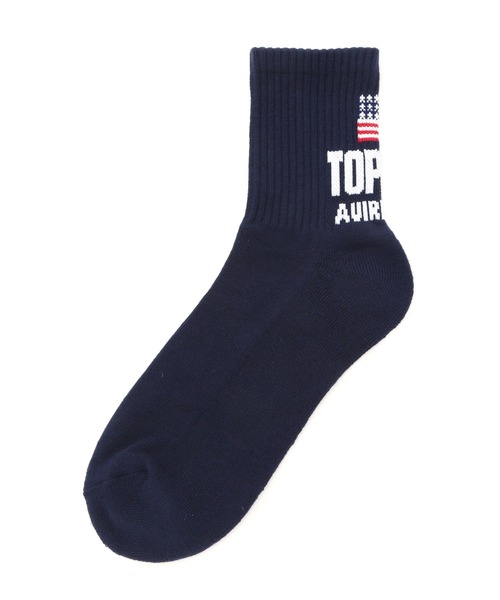 AVIREX（アヴィレックス）の「【直営店限定】TOP GUN SOCKS / トップガン ソックス / AVIREX / アヴィレックス（ソックス/靴下・メンズ・ホワイト/ネイビー/その他11/ホワイト系2・F）」の9枚目の写真