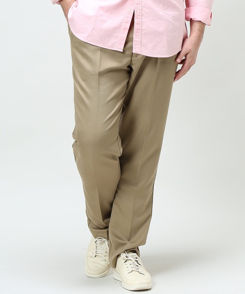 B&T CLUB（ビーティークラブ）の「ストレッチ ツータック パンツ（チノパンツ・メンズ・ベージュ/ネイビー/ブラック・95/110/140/130/115/105/100/120）」の5枚目の写真