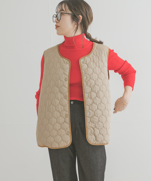 ITEMS URBANRESEARCH(アイテムズ アーバンリサーチ)の「モチモチタートルネックニット(ニット/セーター・レディース・ブラック/グレー/レッド/アイボリー・FREE)」の21枚目の写真