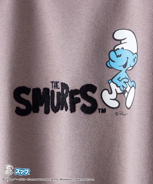 OUTDOOR PRODUCTS APPAREL(アウトドアプロダクツアパレル)の「【SMURFS/スマーフ】コラボ 裏起毛 ビッグシルエット クルー スウェット トレーナー(スウェット・メンズ・ベージュ/スミクロ/ダークグリーン/オフホワイト・LARGE/MEDIUM/X-LARGE)」の15枚目の写真