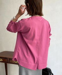 【WEB限定】裾切替ロングスリーブカットソー