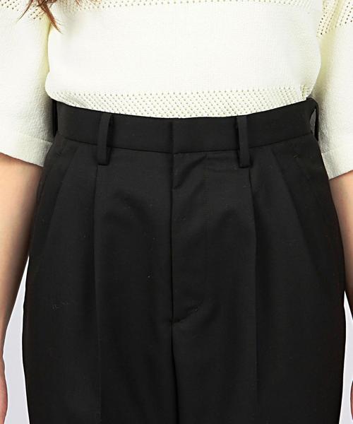 EN ROUTE（アンルート）の「ENR ウールトロ 2タックパンツ●（その他パンツ・レディース・ブラック・0/2/1）」の7枚目の写真