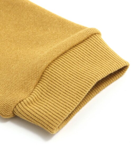 Ampersand(アンパサンド)の「フィッシングベアカバーオール(ロンパース・キッズ・マスタード/オレンジ・60/70/80)」の8枚目の写真