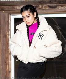 BACK TO THE FIELD | 【MLB】刺繍ロゴボアジャケット(その他アウター)