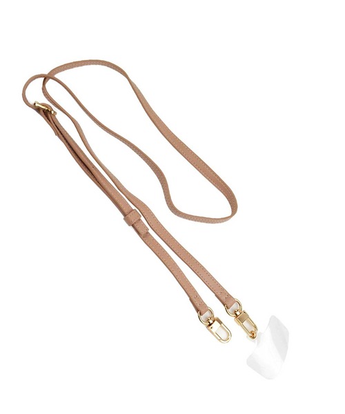 ALTROSE（アルトローズ）の「スマホショルダーストラップ [フェイクレザー]（スマホグッズ・レディース・パイソン/ベージュ/キャメル/グリーン/アイボリー/ブラック/ダークブラウン/シルバー・FREE）」の11枚目の写真
