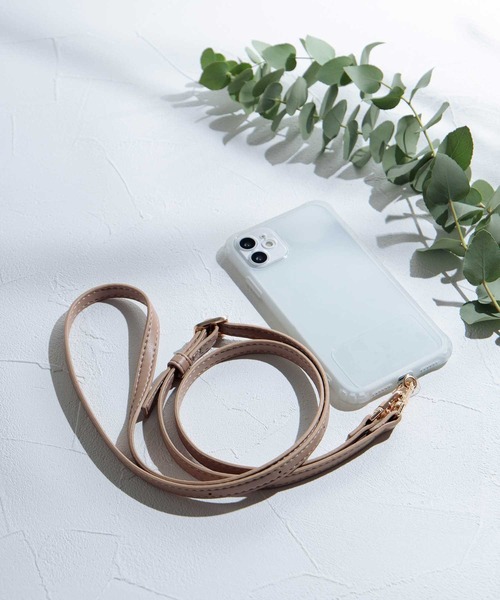 エクササイズグッズ ALTROSE セール】スマホショルダーストラップ [フェイクレザー]（スマホグッズ