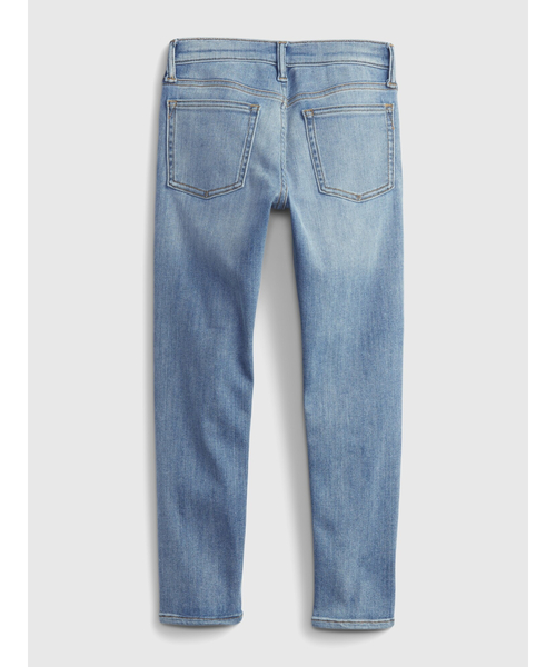 GAP（ギャップ）の「ウォッシュウェル スキニーデニム (キッズ)（デニムパンツ・キッズ・ライトインディゴブルー・6/8/10/12/14/16/18）」の3枚目の写真