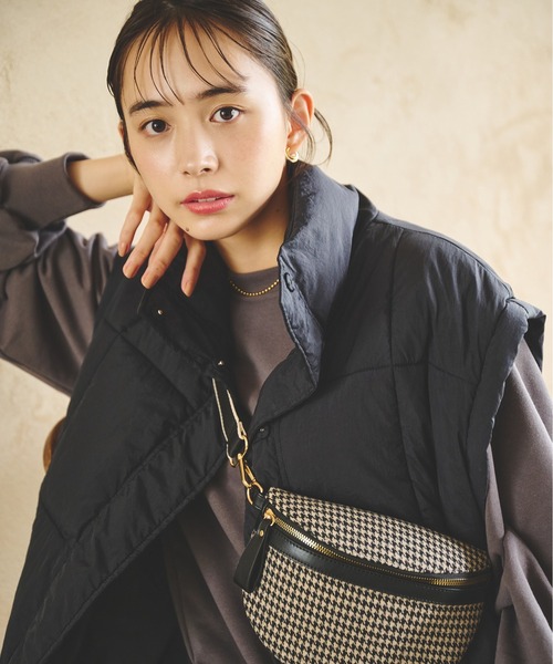 FREE'S MART（フリーズマート）の「マルチWay袖取り外し中綿ブルゾン（ブルゾン・レディース・ブラック/ホワイト・FREE）」の8枚目の写真