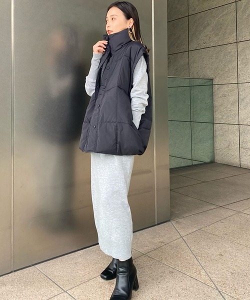 FREE'S MART（フリーズマート）の「マルチWay袖取り外し中綿ブルゾン（ブルゾン・レディース・ブラック/ホワイト・FREE）」の21枚目の写真