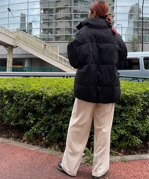 FREE'S MART（フリーズマート）の「マルチWay袖取り外し中綿ブルゾン（ブルゾン・レディース・ブラック/ホワイト・FREE）」の17枚目の写真