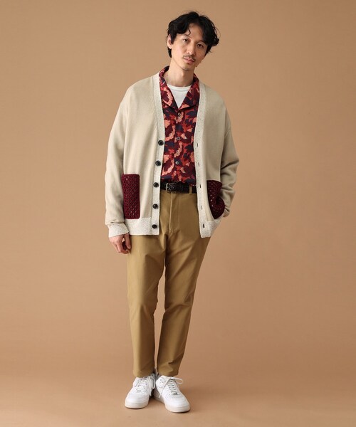 40ct&525(フォーティーカラッツアンドゴーニーゴ)の「◆クロシェ編みポケットカーディガン(カーディガン/ボレロ・メンズ・チャコール/ベージュ系4・03/02)」の19枚目の写真