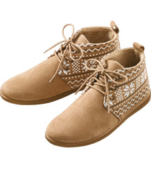 DAY CLOSET（デイ クローゼット）の「レディース スウェード風秋冬カラーシャギーショートブーツ（ブーツ）」