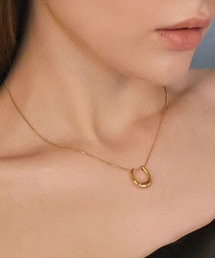 CEMONEMO | 【金属アレルギー対応】 ホースシュー スネークチェーン ネックレス / サージカルステンレス316L(ネックレス)