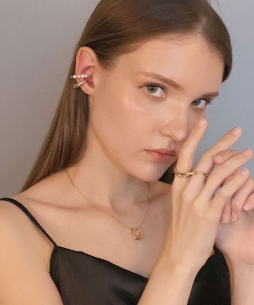 CEMONEMO（セモネモ）の「【金属アレルギー対応】 ホースシュー スネークチェーン ネックレス / サージカルステンレス316L（ネックレス・レディース・シルバー/ゴールド・FREE）」の16枚目の写真