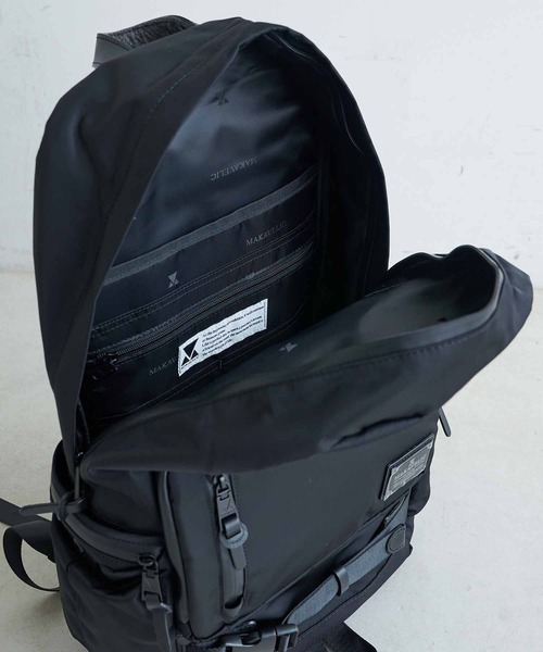 Lui's（ルイス）の「【MAKAVELIC / マキャベリック】BIND UP BACKPACK BLACK EDITION(バックパック)（バックパック/リュック・メンズ・ブラック・FREE）」の11枚目の写真
