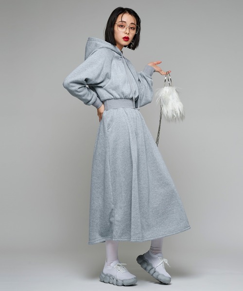 Narcissus（ナルシス）の「【Narcissus】スウェットフードワンピース  