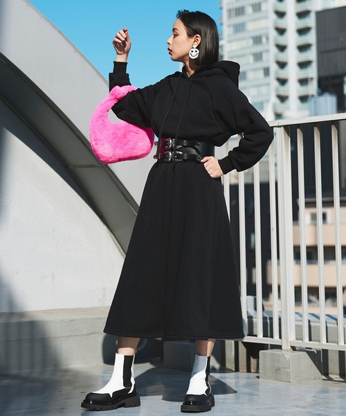 Narcissus（ナルシス）の「【Narcissus】スウェットフードワンピース  