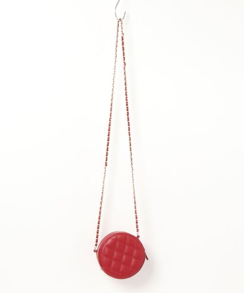 KOBE LETTUCE(コウベレタス)の「キルティングサークルチェーンバッグ(ショルダーバッグ・レディース・ブラック/アイボリー/レッド/ブラウン・FREE)」の16枚目の写真